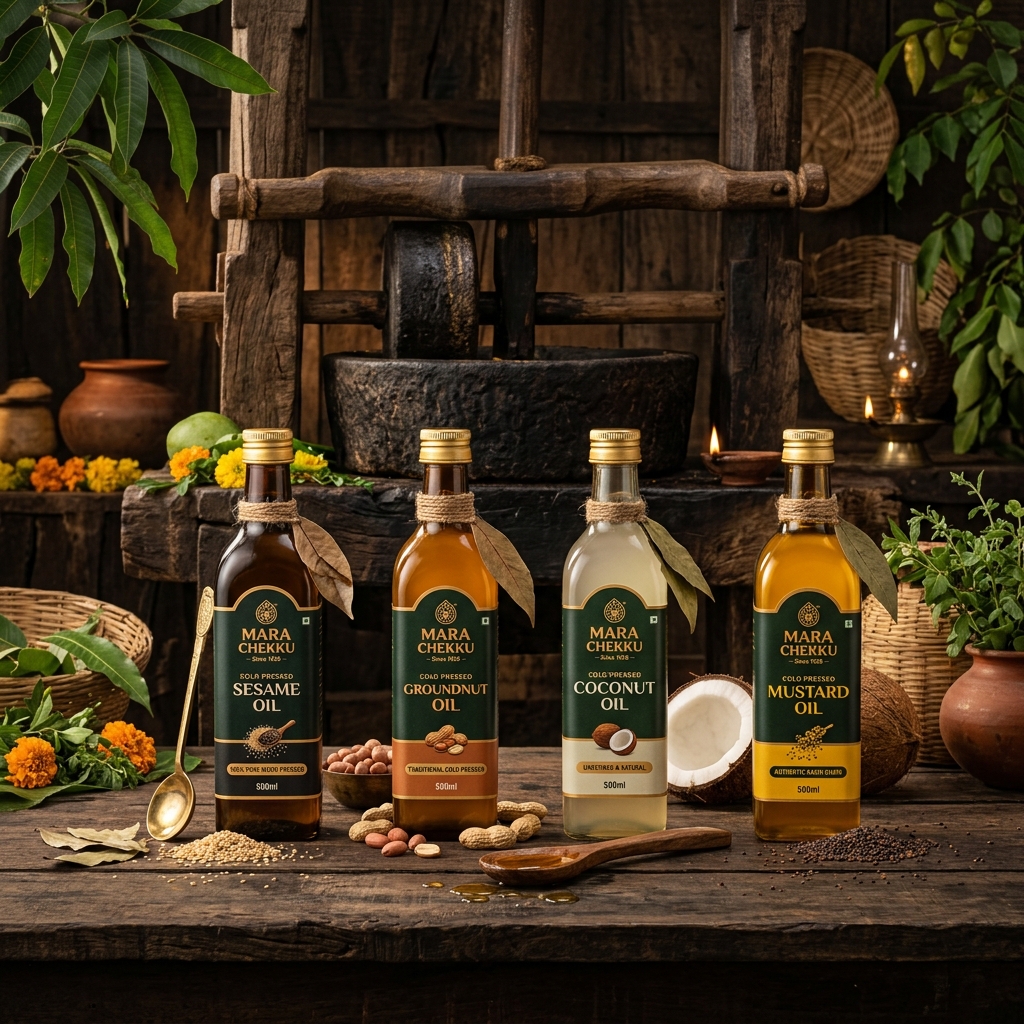 Ganapathy Wood Press Oil Collection
